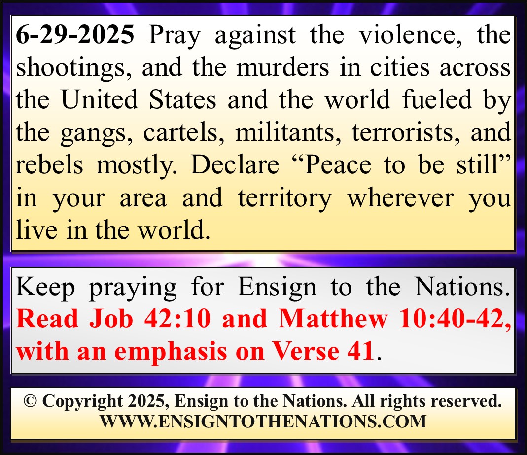 PRAY 6-29-2025 PRAY 6-29-2025